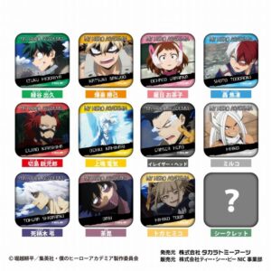 BANDAI - ヒロアカ 爆豪・心操・イレイザーヘッド・轟・缶バッジ