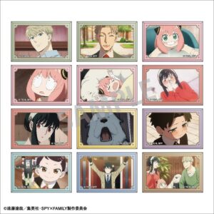 SPY×FAMILY anime Japan スクエア缶バッジ TVアニメ「SPY×FAMILY」 スクエア缶バッジ MISSION:1