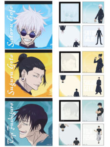 【2023年6月下旬】呪術廻戦 懐玉・玉折 サンスター文具 スクエアメモ