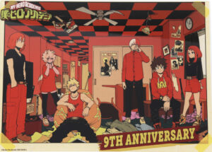 【2023年7月21日まで】完全受注生産『僕のヒーローアカデミア』箔入りアクリルアート　－連載9周年突破記念Ver.