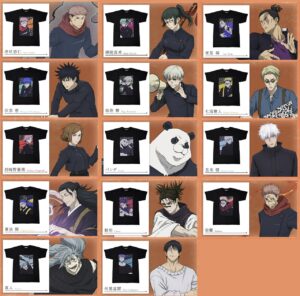 【2024年6月】呪術廻戦 Tシャツコレクションー拾参ー