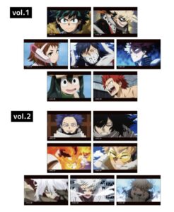 【2024年10月】僕のヒーローアカデミア トレーディングスクエア缶バッジ  vol.1 / vol.2