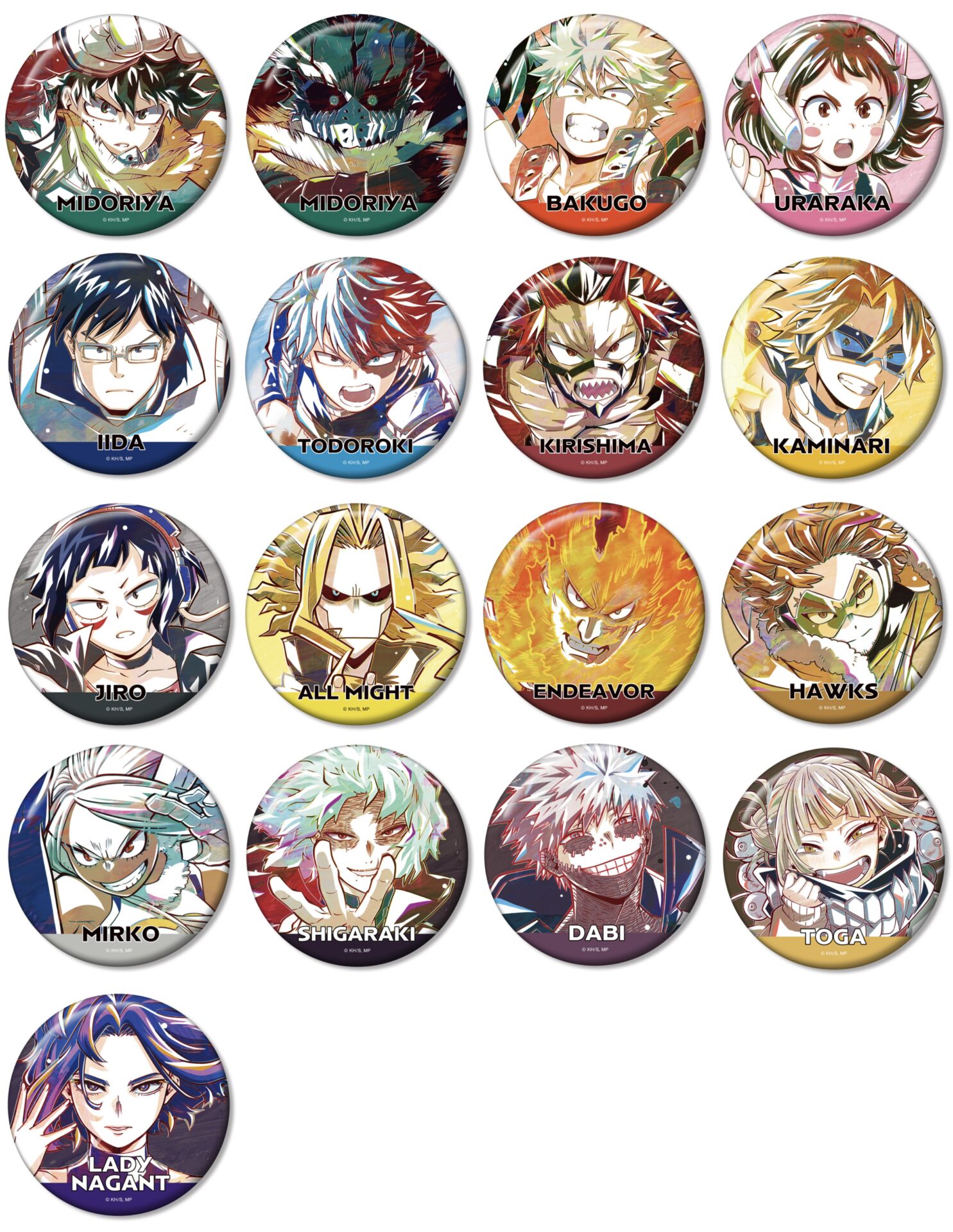 【2025年11月中旬】僕のヒーローアカデミア Ani-Art 第8弾 100mm缶バッジ