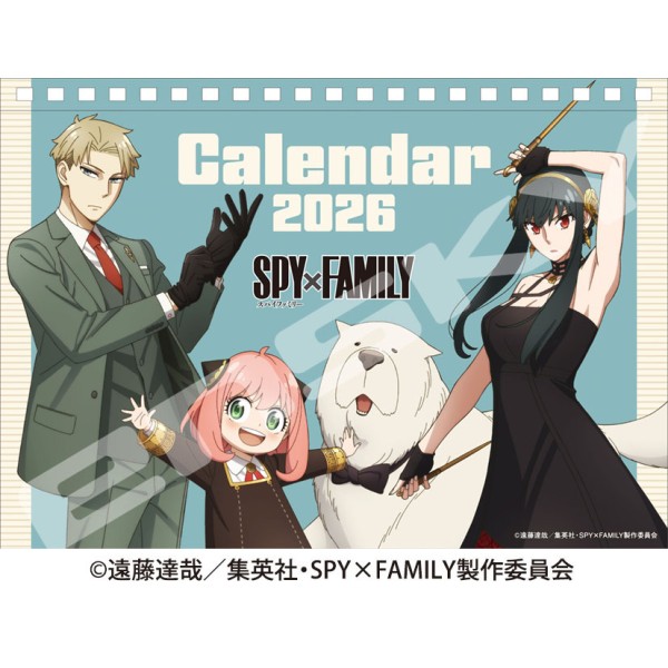 【2025年10月】SPY×FAMILY 卓上カレンダー 2026