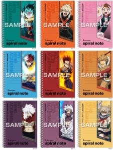 【2025年12月】僕のヒーローアカデミア スパイラルノート（B5/A6）
