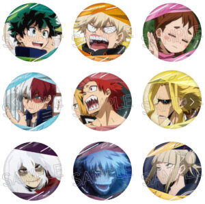 【2026年3月】僕のヒーローアカデミア 百面相缶バッジ（再販）