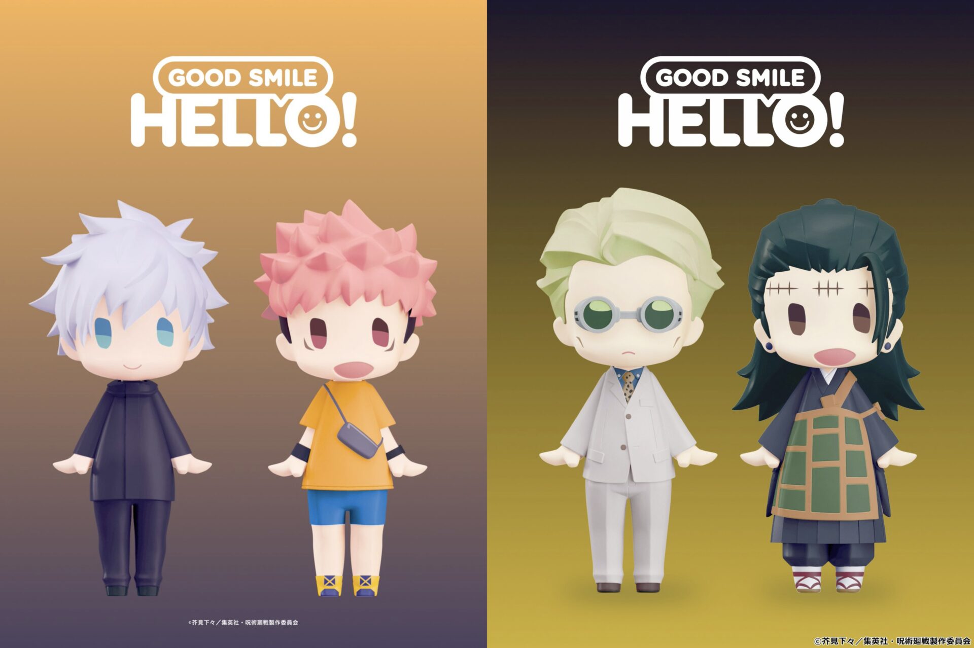 【2026年4月/5月】HELLO! GOOD SMILE 七海建人 / 夏油傑 / 五条悟 / 虎杖悠仁 素顔ver.