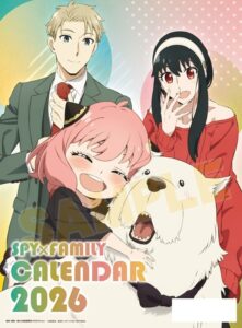 【2025年10月11日】SPY×FAMILY 2026カレンダー