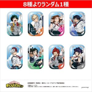 【2026年11月】僕のヒーローアカデミア 箔押しスクエア缶バッジコレクション-浮遊-