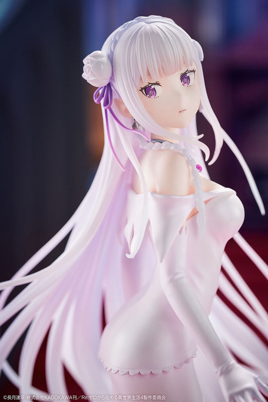 【2027年7月】Re:ゼロから始める異世界生活 エミリア ウェディングドレスVer. 1/7 完成品フィギュア[デザインココ]