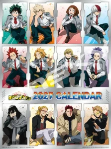 【2026年11月】アニメ『僕のヒーローアカデミア』 2027年壁掛けカレンダー 27CL-021